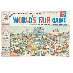 VTG Milton Bradley 1964 Official New York World's Fair Game COMPLETE #4430 RARE